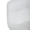 Barová židle, bílá, látka,AUB-X7015 WT2