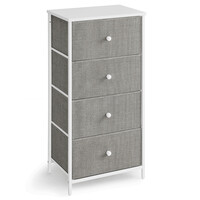 Komoda 45x30x92cm, mdf, šedá, AUK-E1031 GREY