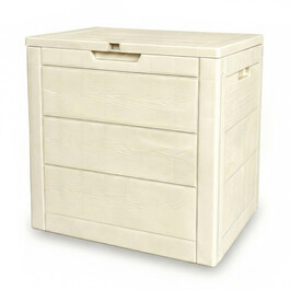 Zahradní úložný box 56x43x53cm, plast, béžová, 120l, AZB-G2035 CRM
