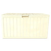 Zahradní úložný box 112x49x54cm, plast, béžová, 280l, AZB-G2075 CRM