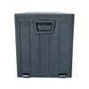 Zahradní úložný box 112x49x54cm, plast, šedá, 280l, AZB-G2075 GREY