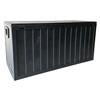 Zahradní úložný box 112x49x54cm, plast, šedá, 280l, AZB-G2075 GREY