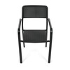 Zahradní židle, kov, plast, černá, AZC-H1021 BK