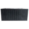 Zahradní úložný box 112x49x54cm, plast, šedá, 280l, AZB-G2075 GREY