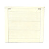 Zahradní úložný box 56x43x53cm, plast, béžová, 120l, AZB-G2035 CRM
