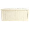 Zahradní úložný box 112x49x54cm, plast, béžová, 280l, AZB-G2075 CRM