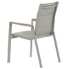 Zahradní židle, hliník, síťovina, béžová, AZC-S1110 GREY