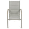 Zahradní židle, hliník, síťovina, béžová, AZC-S1110 GREY