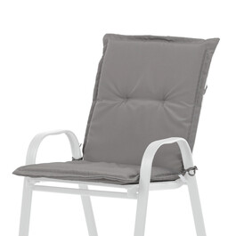 Polstrovaná podložka, látka, šedá, AZP-S1028 GREY