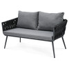 Zahradní sestava, kov, šedá, AZS-1604 GREY