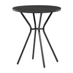 Zahradní stůl 60x60cm, kov, plast, černá, AZT-H1021 BK