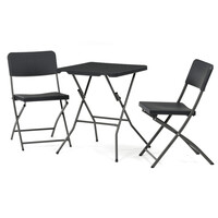 Zahradní set 1+2, plast, šedá, AZS-L2161 GREY