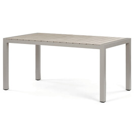 Zahradní stůl 162x90cm, hliník, polywood, béžová, AZT-S1514 CRM