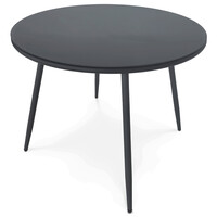 Zahradní stůl 90x90cm, kov, šedá, AZT-L1352 GREY
