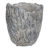 Obal betonový - imitace zkamenělé kůry, barva šedá