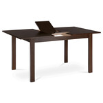 Jídelní stůl rozkládací 120-150x80 cm, mdf, ořech, BT-6778 WAL