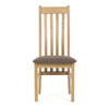 Jídelní židle, přírodní, masiv, C-2100 BR2