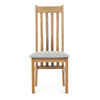 Jídelní židle, přírodní, masiv, C-2100 SIL2