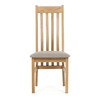 Jídelní židle, přírodní, masiv, C-2100 CRM2