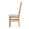 Jídelní židle, přírodní, masiv, C-2100 SIL2