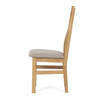 Jídelní židle, přírodní, masiv, C-2100 CRM2