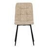 Jídelní židle, béžová, látka vintage, CT-281 CRM3