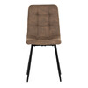 Jídelní židle, hnědá, látka vintage, CT-281 COF3