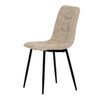 Jídelní židle, béžová, látka vintage, CT-281 CRM3