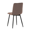 Jídelní židle, hnědá, sametová látka, CT-281 BR4
