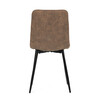 Jídelní židle, hnědá, látka vintage, CT-281 COF3