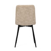 Jídelní židle, béžová, látka vintage, CT-281 CRM3