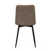 Jídelní židle, hnědá, látka vintage, CT-281 BR3