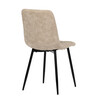 Jídelní židle, béžová, látka vintage, CT-281 CRM3