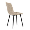 Jídelní židle, béžová, látka vintage, CT-281 CRM3