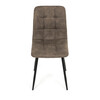 Jídelní židle, hnědá, látka vintage, CT-281 BR3