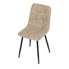 Jídelní židle, béžová, látka vintage, CT-281 CRM3