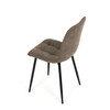 Jídelní židle, hnědá, látka vintage, CT-281 BR3