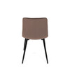 Jídelní židle, hnědá, sametová látka, CT-281 BR4
