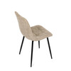 Jídelní židle, béžová, látka vintage, CT-281 CRM3