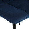 Jídelní židle, modrá, sametová látka, CT-281 BLUE4