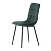 Jídelní židle, zelená, sametová látka, CT-281 GRN4