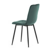 Jídelní židle, zelená, sametová látka, CT-281 GRN4