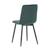 Jídelní židle, zelená, sametová látka, CT-281 GRN4
