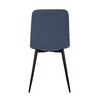 Jídelní židle, modrá, látka, CT-283 BLUE2