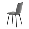 Jídelní židle, šedá, sametová látka, CT-281 GREY4