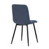 Jídelní židle, modrá, látka, CT-283 BLUE2