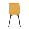 Jídelní židle, žlutá, sametová látka, CT-281 YEL4
