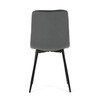 Jídelní židle, šedá, sametová látka, CT-281 GREY4