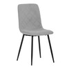 Jídelní židle, šedá, látka, CT-283 SIL2