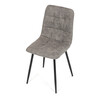 Jídelní židle, šedá, látka vintage, CT-281 GREY3
